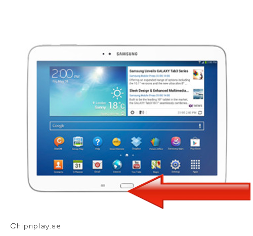 Galaxy Tab 10.1 - Laddkontaktsbyte (modell p600)