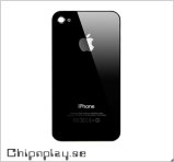  iPhone 4 Baksida Svart 