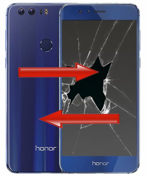 Huawei Honor 8 - Byte av Display + Baksida