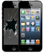 iPhone 5 - Skrmbyte Svart