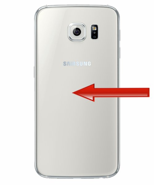 Galaxy S6 - baksida inkl. montering
