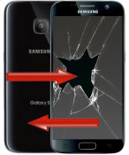 Galaxy S7 Edge - Bak och framsida med byte