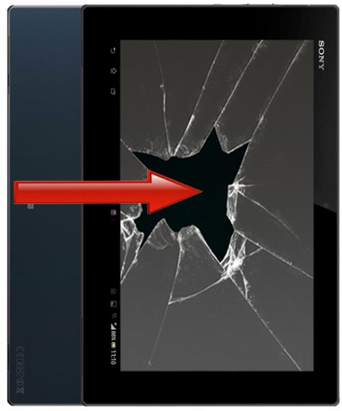 Xperia Tablet Z3 - Displaybyte