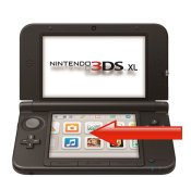 Nintendo 3DS XL - Skrmbyte Nedre