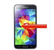 Galaxy S5 mini - Glas / Displaybyte Svart