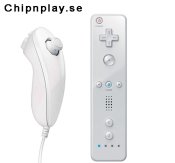 Remote + Nunchuk till wii (vita)