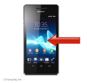 Xperia V glasbyte