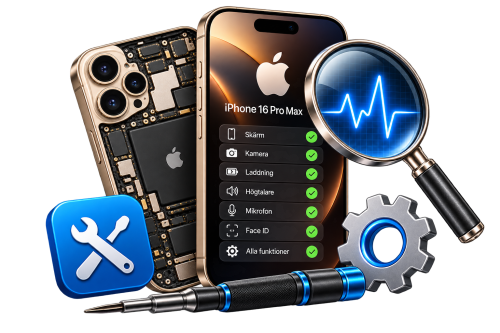 iPhone 16 Pro Max � Fels�kning