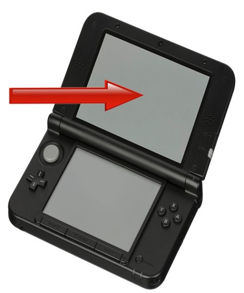 Nintendo 3DS XL - Skrmbyte vre