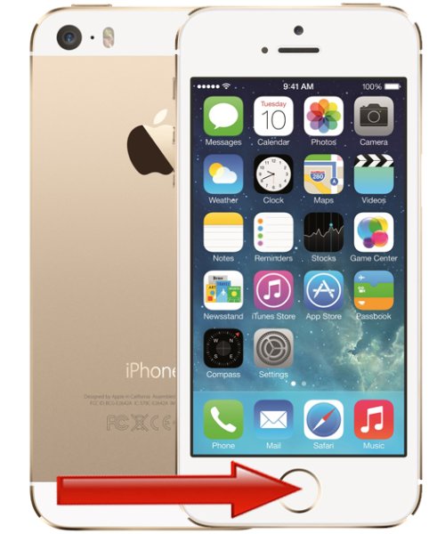 iPhone 5S - Hemknapp byte