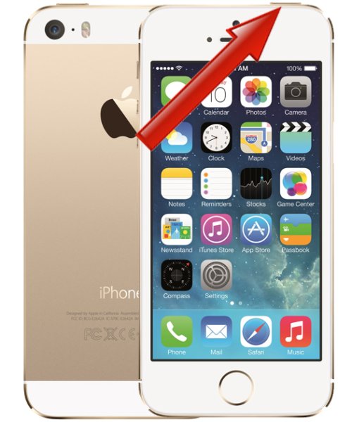 iPhone 5S - P / Av-knapp byte