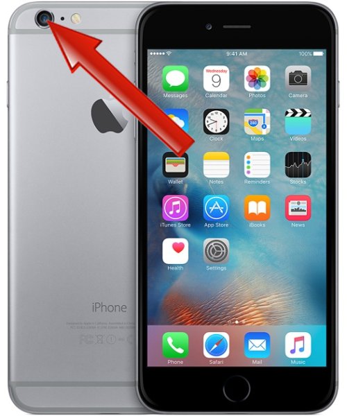 iPhone 6 - Kameralins byte (bak)