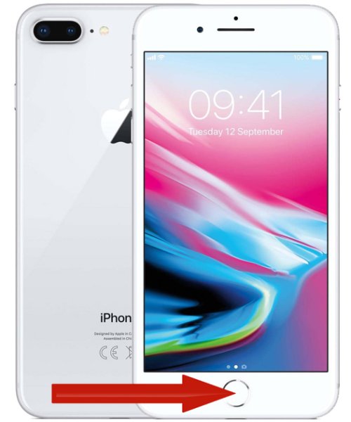 iPhone 8 Plus - Home button byte (Hemknapp)