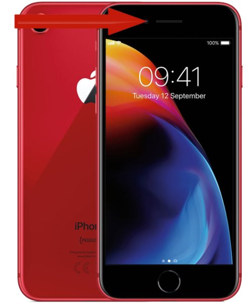 iPhone 8 - Kamera byte fram