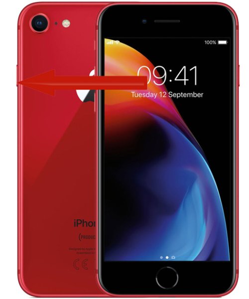 iPhone 8 - Strmknapp byte