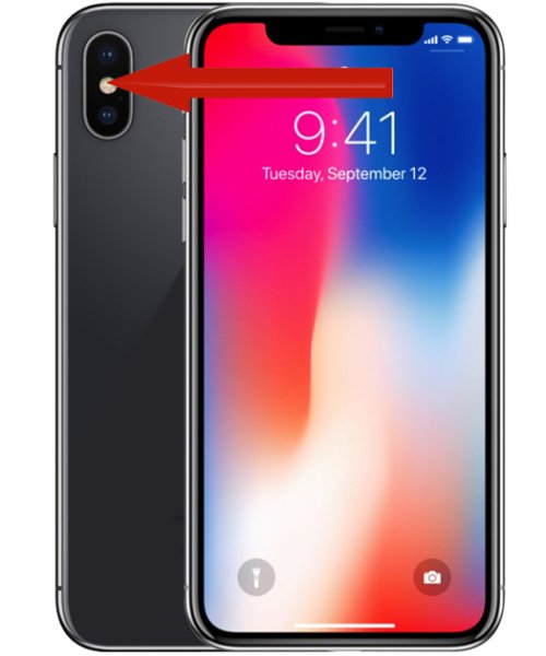 iPhone X - Byte av kameralins