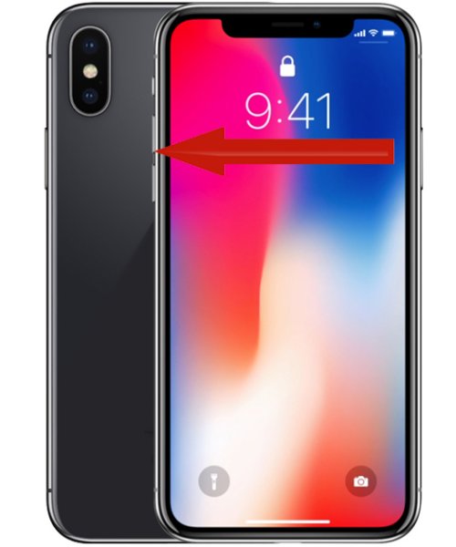 iPhoneX - Onoff-knapp byte