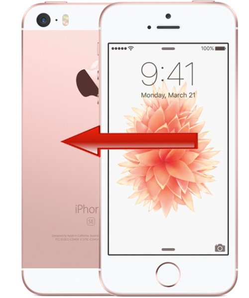 iPhone SE - Baksida byte