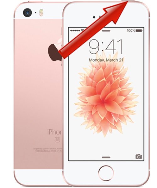 iPhone SE - P / Av-knapp byte