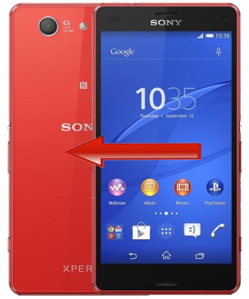 Xperia Z3 Compact - Byta baksida