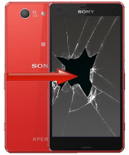 Xperia Z3 Compact - Byta display Vit