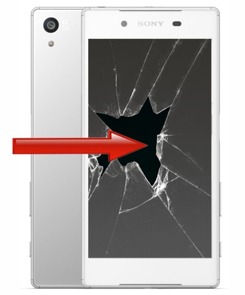 Xperia Z5 compact - Displaybyte Gul