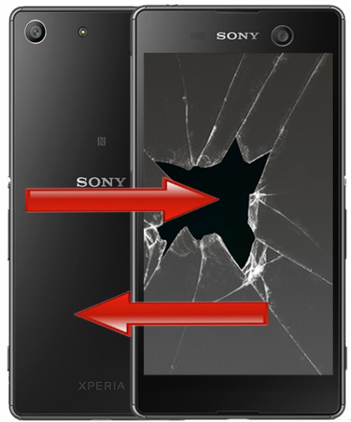 Xperia M5 - Byte av display + baksida