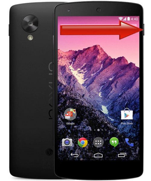 LG Nexus 5 - P / Av-knapp byte