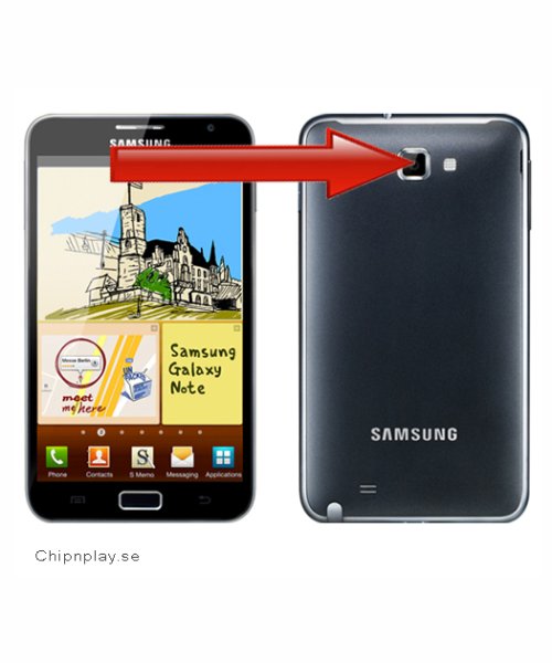 Galaxy Note - Kameraglasbyte (bak)