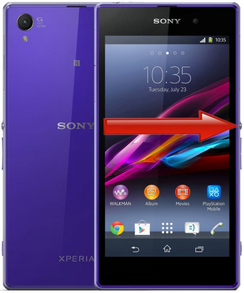 Xperia Z1 - P / Av-knapp byte