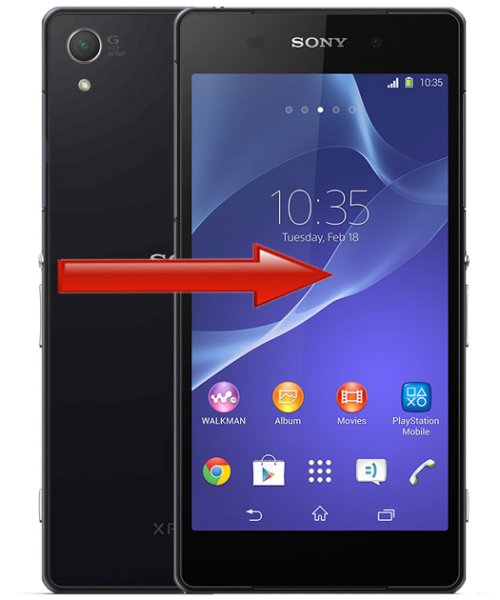 Xperia Z2 - Glasbyte