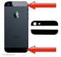  iPhone 5S - Byte av bakre glasbitar Svart 