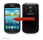 Samsung S3 Mini Displaybyte Svart